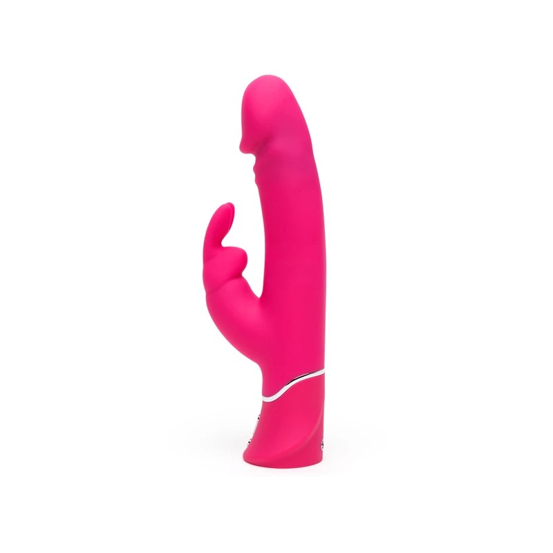 Wibrator - Happy Rabbit Realistic Dual Density Rabbit Vibrator Pink